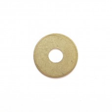 1 1/2" Brass Survey Washer with 1/2" Hole  (Plain)