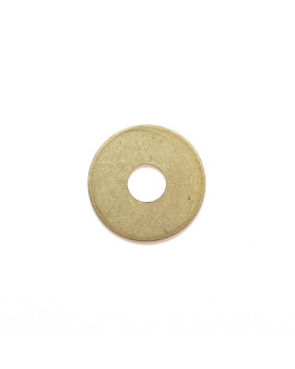 1 1/2" Brass Survey Washer with 1/2" Hole  (Plain)