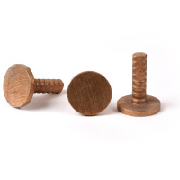 2" Flat Brass Monument Marker  w/Corrugated Stem ( Plain )