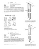 Quantum Fiberglass Stake QM-375-062 - 5.16 ft