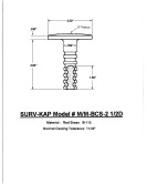2 1/2" Dome Brass M/M/Cast Corrugated Stem ( Stamped )