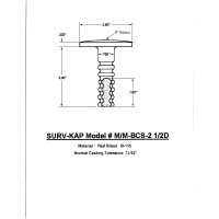2 1/2" Dome Brass M/M/Cast Corrugated Stem ( Stamped )
