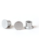 1 1/2" Flat Aluminum Cap for 5/8" Rebar