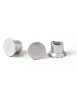 1 1/2" Flat Aluminum Cap for 5/8" Rebar