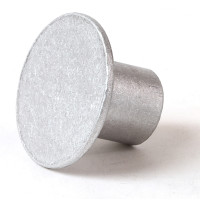 2" Flat Aluminum Cap for 1/2" Rebar