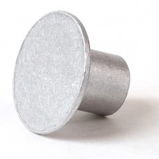 2" Flat Aluminum Cap for 1/2" Rebar