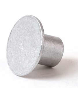 2" Flat Aluminum Cap for 1/2" Rebar