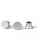 1 1/2" Flat Aluminum Cap for 3/4" Rebar