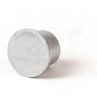1 1/2" Flat Aluminum Cap for 3/4" Rebar