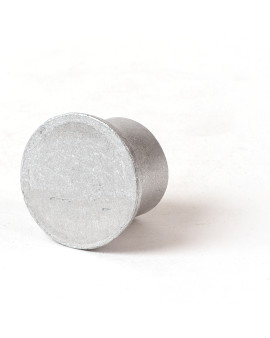 1 1/2" Flat Aluminum Cap for 3/4" Rebar