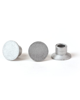 2" Flat Aluminum Cap for 3/4" Rebar