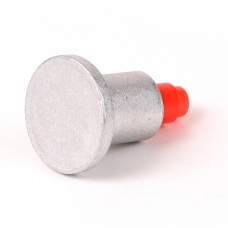 2" Flat Aluminum Cap for 1/2" Rebar with Plastic Insert 2" Flat Aluminum Cap for 1/2" Rebar with Plastic Insert