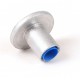 2 1/2" Dome Aluminum Cap for 3/4" Rebar with Plastic Insert
