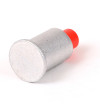 1 1/2" Flat Aluminum Cap for 5/8" Rebar with Plastic Insert