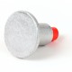2 1/2" Dome Aluminum Cap for 5/8" Rebar with Plastic Insert