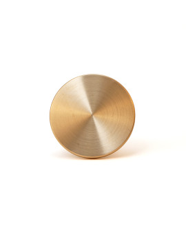 3"  Flat Brass Cap for 5/8" Rebar with Plastic Insert