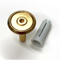 30mm Brass Marker Recessed w/Center Point w/Expansion Plug