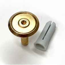 30mm Brass Marker Recessed w/Center Point w/Expansion Plug