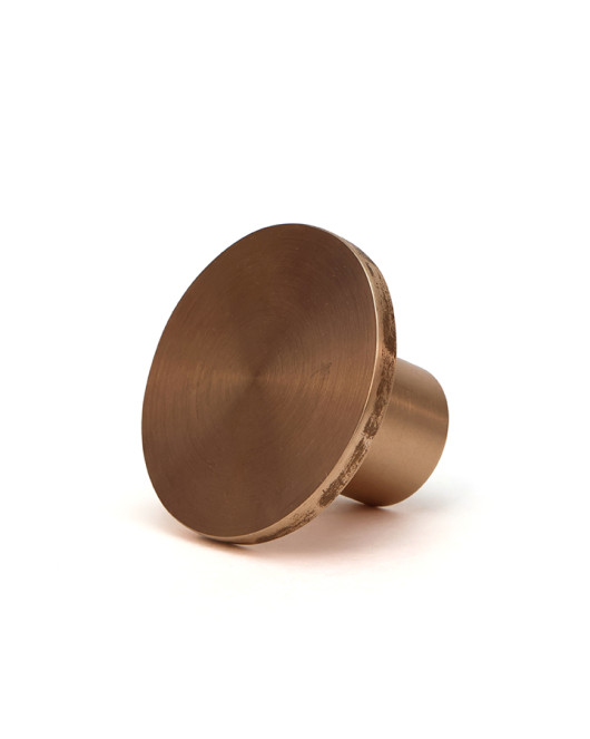 2 1/2" Dome Brass Cap for 3/4" Rebar with Plastic Insert