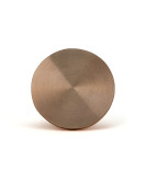 2 1/2" Flat Brass Top for 3/4" Rebar with Plastic Insert