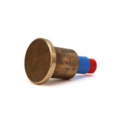 2" Flat Brass Cap for 5/8" Rebar with Plastic Insert 2" Flat Brass Cap for 5/8" Rebar with Plastic Insert