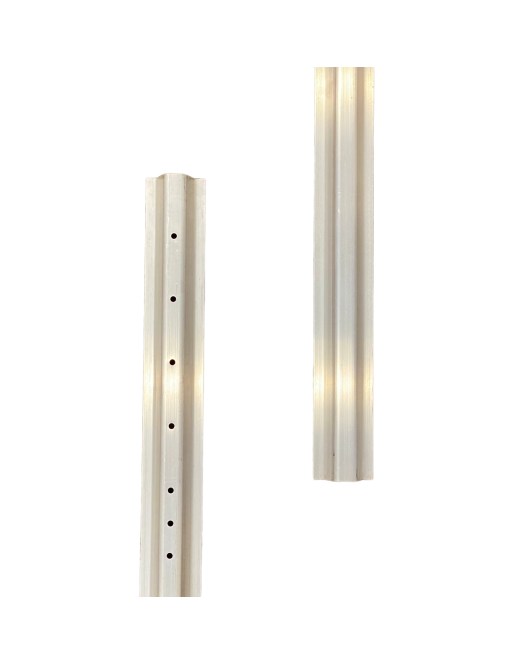 Aluminum 72" Delineator Posts - Holes Only