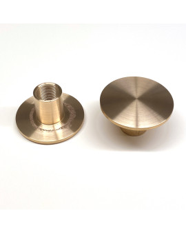 3" Brass Domed Threaded Pipe Cap