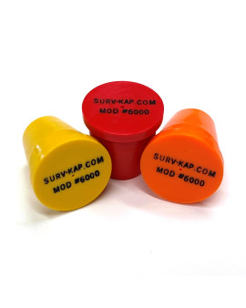 PERMAMARK Plastic Marker with recessed black letters for 3/4" Rebar