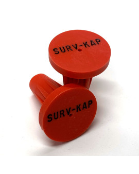 Ribbed Rebar Cap for 3/8" rebar with 2 lines of 1/8" lettering