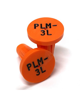 Ribbed Rebar Cap for 3/8" rebar with 2 lines of 3/16" lettering