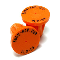Ribbed Rebar Cap for 5/8" rebar with 1/8" radial lettering