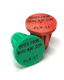 Ribbed Rebar Cap for 5/8" rebar with 3 lines of 1/8" lettering