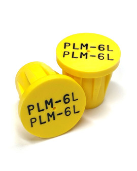 Ribbed Rebar Cap for 3/4" rebar with 2 lines of 3/16" lettering