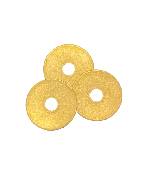 1 1/2" Brass Survey Washer (Plain)