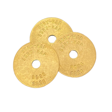 2" Brass Survey Washer (Stamped) 2" Brass Survey Washer (Stamped)