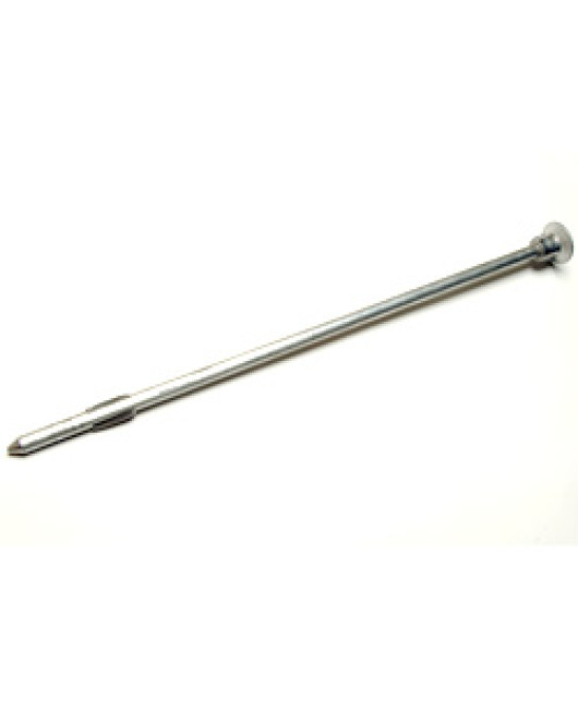 2 1/2" Flat Cap & 5/8" x 24" Aluminum Rod with Spiral Flute