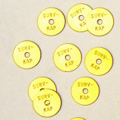 Round Brass Tags