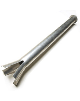 2 1/2" Flat Top w/30" x 2 3/8" O.D. Aluminum Pipe