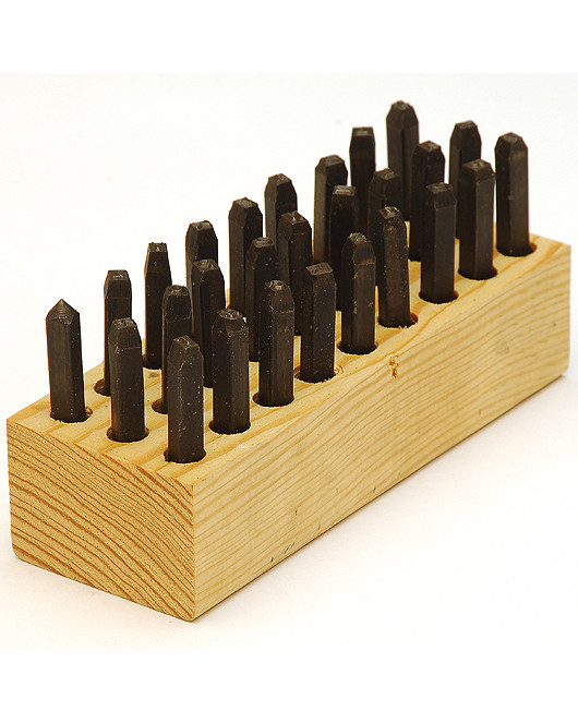 Letter Stamp 1/4" Size (27 Characters)