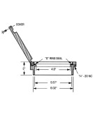 Access Cover with Waterproof & Hinged Security Lid