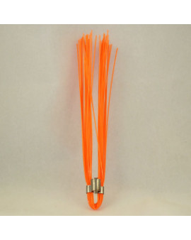 Glo Orange 6" Marking Whiskers - QTY of 100