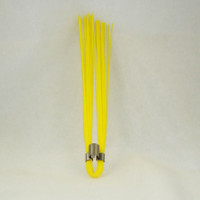 Yellow 6" Marking Whiskers - QTY of 100